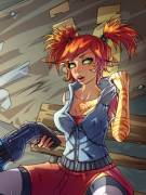 What If Gaige Was A Siren? (Clothes On/Off Versions)