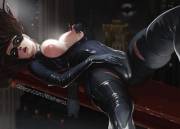 Catwoman Touching Herself (Littleheroes)