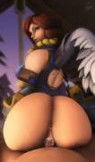 Furia's Divine Ass As She Rides (Lamoz571)