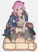 Maeve Taking Off Her Pants [Splashbrush]