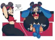 Boss Getting Her Crust Stuffed (Gats)