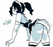 Chef As A French Maid (Gats)