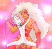 Jasper Treating A Pearl Like You Do On Homeworld [Bdsm]