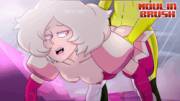 Yellow Diamond Going To Town On Pink (Gif)
