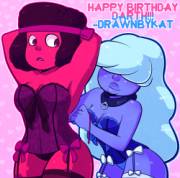 Sapphire And Ruby Dressing Up For The Night