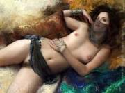 In The Beginning I Was Naked.... Before Being Given My Silk To Define Me As A Woman. ...