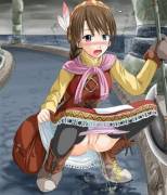 Yunica Couldn't Hold It In (Homare) [Ys Origin]