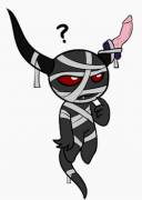 The Adversary Tries To Fix His Broken Horn.