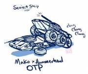 Hammerhead Getting Rail(Gun)Ed By A Sexy Mako.