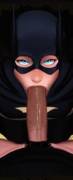 Batgirl Diligently Working A Cock (Gif)(Incase)