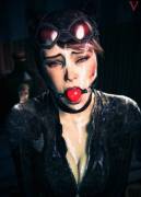 Catwoman Gagged And Cummed On