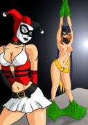 Batgirl Bound By Harley Quinn