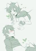 Nepeta Blowing Karkat