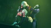 Harley Quinn Being Loved By The Joker / 3D, Cg