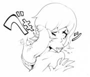 Whore Grumps 3-Part Commander Holly Wip (Part 1 Inks)