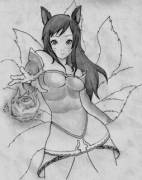 Nice Ahri Drawing