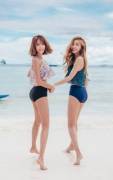 Jin Hee &Amp;Amp;Amp; Jung Hee - Beachwear - 28/11/18