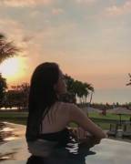 Kwon Byul - 190313 - Black Tube Bikini (Gif+Pic)