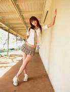 Cute Asian Schoolgirl Cosplay