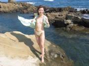 Tiny Tits By The Seaside