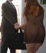 Greeting Master At The Door (M+F) (X-Post Gwcouples)