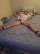 Tying (M)Y Little Girl To The Bed And Ripping Her Clothes O(F)F... For Starters. ...