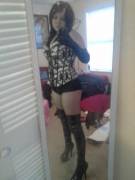 One Of My New Outfits. Per[F]Ect For Punishing And Commanding Naughty Little Slaves.