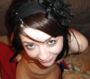 A Bow In Her Hair And Cum Too