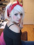 Blonde In A Red Bandanna