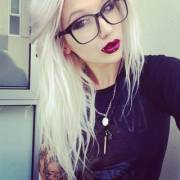 Young White-Haired Beauty