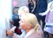 Cruelest Trick Ever: Completely Unaware He's Being Blown By Hot Blonde Twins