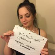 She Looks Like She Hates It, But Her Verification Tags Tend To Contradict That 