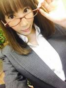 Pinstripes And Glasses