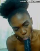 Natural Hair Babe Giving A Bj &Amp;Amp;Lt;3