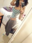 Striped Top &Amp;Amp;Amp; Sweatpants