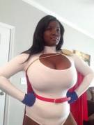 Venus Noire As Power Girl.