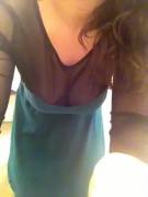 The Girl In Blue Dress