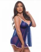 Latina Linda In A Babydoll