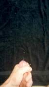 Cum Blast. Put A Towel Down But Missed It. Woops