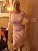 Claudette In A Pink Dress