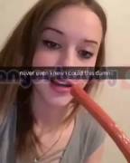 Deepthroating A Sausage