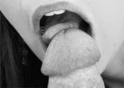 A Slow Tongue Circle Around The Underneath Of His Head.