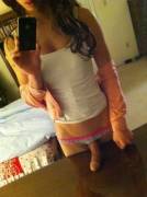 Food Is On The Table. Selfie