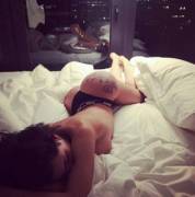 @Persia__Persia Lying On Her Stomach