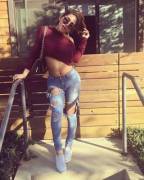 Audrina's Ripped Jeans