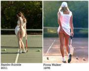 Rambo Suicide As 'The Tennis Girl'