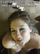 My Little Sister Is Such A Cumslut