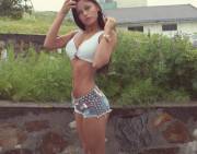 Her Shorts Belong On A Pole