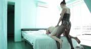 Pegged On A Bed (Gif)
