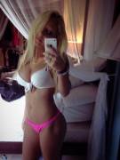 White Top, Pink Bottom Teen Goddess